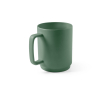 Matte finish ceramic mug with large handle, 330ml colour military green