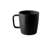 Ceramic mug with glossy finish, 450ml colour black