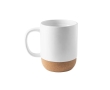 Ceramic mug with glossy finish for sublimation, 450ml colour white