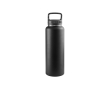 90% recycled stainless steel bottle with double wall, 1.2L colour black