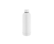 90% recycled stainless steel bottle with matte finish, 550ml colour white