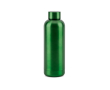 90% recycled stainless steel bottle with matte finish, 550ml colour green