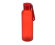 Matte RPET bottle with leak-proof lid, 600 ml colour red