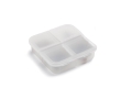 Pill box as a customer gift for pharmacies colour white