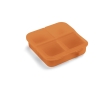 Pill box as a customer gift for pharmacies colour orange