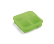 Pill box as a customer gift for pharmacies colour light-green