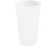 Printable BPA-free plastic cups, 500 ml colour transparent