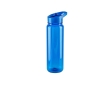 Translucent glossy RPET sports bottle, 750 ml colour blue