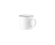 Ceramic mug, ideal for sublimation, 280ml capacity colour white
