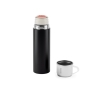 Double-wall stainless steel bottle with matte finish, 490 ml colour black