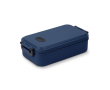 Dishwasher-safe plastic lunch box with durable lid, 900ml colour navy-blue