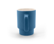 Ceramic mug with a matte finish and kraft gift box 330ml colour blue