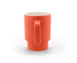 Ceramic mug with a matte finish and kraft gift box 330ml colour red