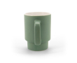 Ceramic mug with a matte finish and kraft gift box 330ml colour military green