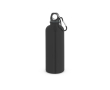 Single-wall stainless steel bottle with carabiner 550ml colour black