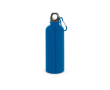 Single-wall stainless steel bottle with carabiner 550ml colour blue