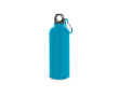 Single-wall stainless steel bottle with carabiner 550ml colour light blue