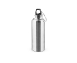 Single-wall stainless steel bottle with carabiner 550ml colour matt silver