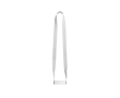 Europe-made lanyard for sublimation with elastic cup holder colour white