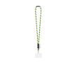 Tubular lanyard made in Europe with standard clip colour neon yellow