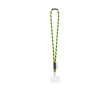 Tubular lanyard made in Europe with standard clip colour neon green