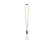 Tubular lanyard made in Europe with standard clip colour dark yellow