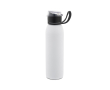 Recycled stainless steel single-wall sports bottle 670 ml colour white
