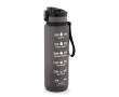 RPET rubberised matte bottle with motivational phrases 1.06 ml colour black
