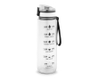 RPET rubberised matte bottle with motivational phrases 1.06 ml colour transparent