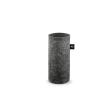 Recycled felt bottle sleeve for transport colour dark grey