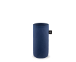 Recycled felt bottle sleeve for transport colour navy-blue