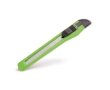 Retractable carpet knife in different colours colour light-green