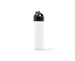 Sports bottle with screw cap and straw, 500 ml, Colortop colour black