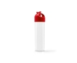 Sports bottle with screw cap and straw, 500 ml, Colortop colour red