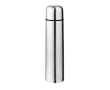 Bright-coloured large stainless steel thermos, 1 L colour silver