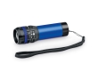 Flashlight with zoom function and 3 light modes, Trios colour blue