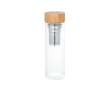 Double-walled bottle with tea infuser, 490 ml, TeaBoo XL colour natural