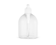 Bottle with dispenser, refillable and reusable, 500 ml colour transparent