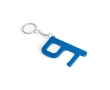 Antibacterial key fob for contactless door opening colour royal blue