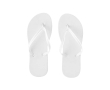 Flip-flops with customisable sole, sublimation  colour white