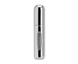 Refillable aluminium perfume atomiser with window 5ml colour silver