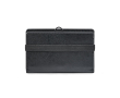 Card holder with elastic closure and RFID protection for 5 cards colour black