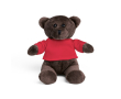 Teddy plush toy with T-shirt,  Mister Oso colour red