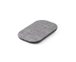 wireless smartphone charger made from 100% RPET colour grey
