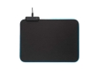 Non-slip gaming mouse pad with lighting modes colour black