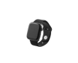 Waterproof smartwatch with integrated HryFine app colour black