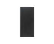 Aluminium power bank with solar panel & flashlight, 8000 mAh colour black