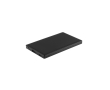 3-in-1 foldable magnetic ABS power bank, 4,000 mAh colour black