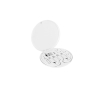 Ultra-fast charging cable with adapter set in recycled ABS colour white