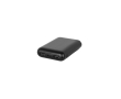 Power bank with charge level display and multiple ports, 8,000 mAh colour black